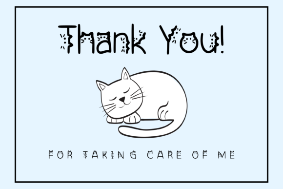 Cattie Font PNG with transparent background - Preview 2