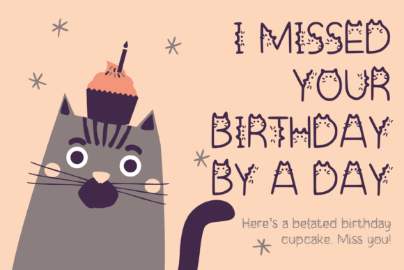 Cattie Font PNG with transparent background - Preview 3
