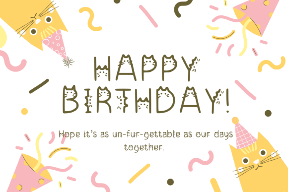 Cattie Font PNG with transparent background - Preview 5