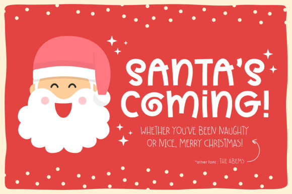 Christmas Candy Font - Preview 3
