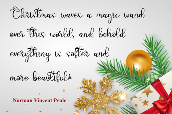 Christmas Fancy Font - Preview 1