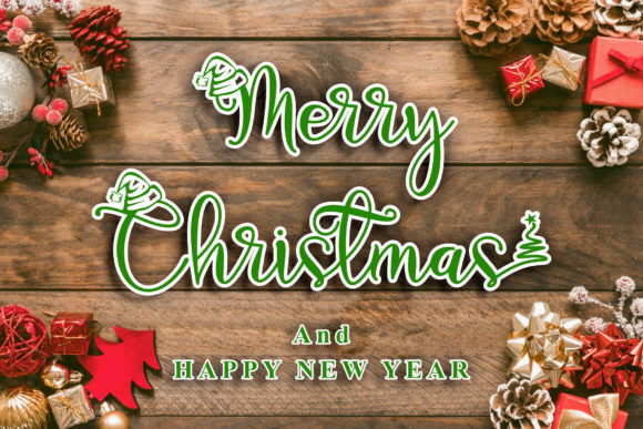 Christmas Fancy Font - Preview 2