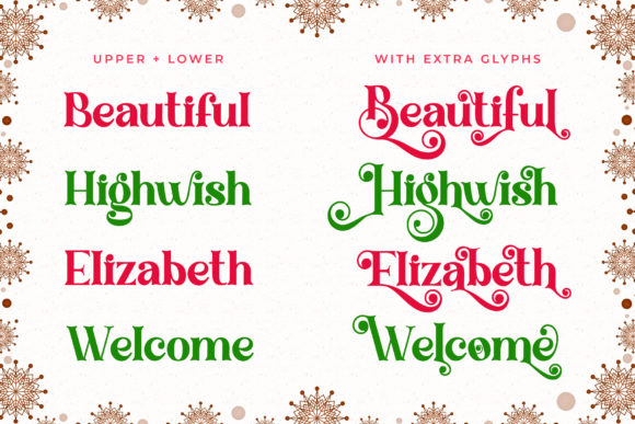 Christmas Knowing Font - Preview 1