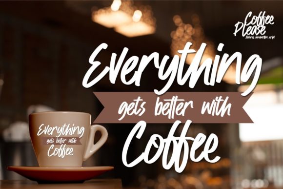 Coffee Please Font - Preview 2