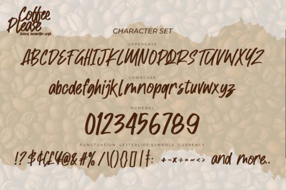 Coffee Please Font - Preview 4
