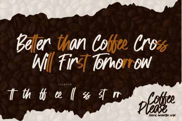 Coffee Please Font - Preview 6