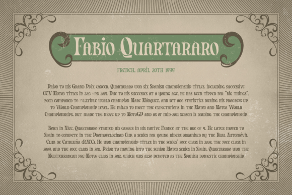 Corte Muerta Font font preview - 1