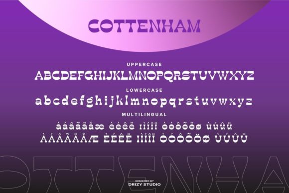 Cottenham Font - Preview 3