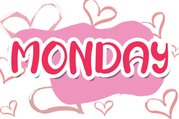 Cute Love Font - Preview 1