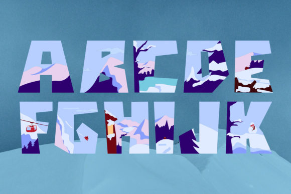 Decolite Winter Font - Preview 2