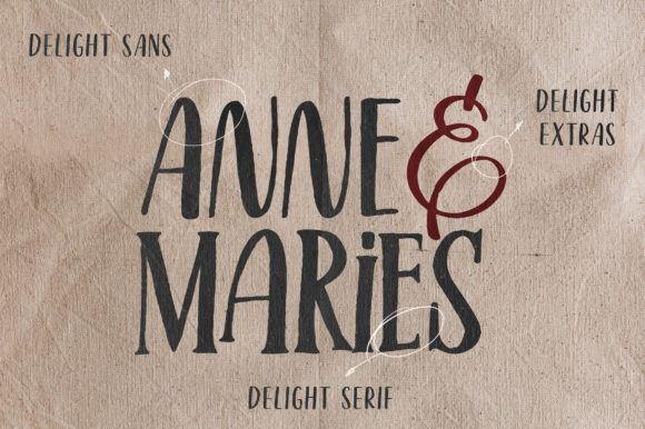 Delight Lettering Font - Preview 2