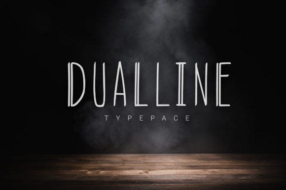 DualLine Font - Preview 1