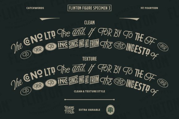 Flinton Family Font - Preview 5