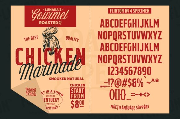 Flinton Family Font - Preview 6
