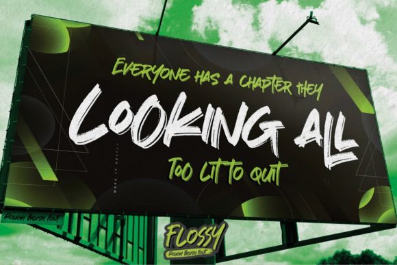 Flossy Font - Preview 1