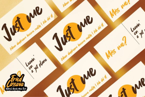 Fried Cassava Font - Preview 1