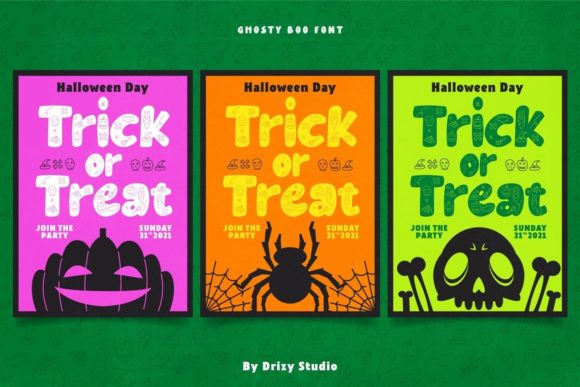 Ghosty Boo Font - Preview 3
