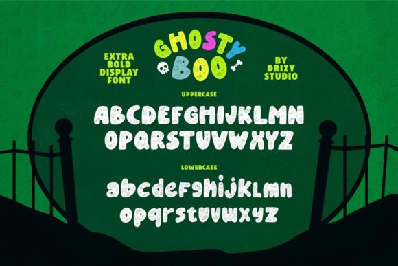 Ghosty Boo Font - Preview 5