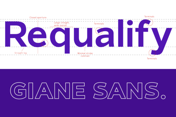 Giane Gothic Sans Font PNG with transparent background - Preview 2