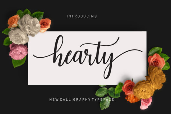 Hearty Script & Handwritten Font By Musafir LAB