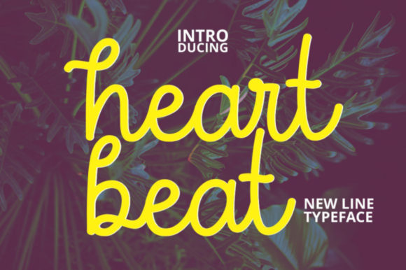 Heartbeat Script & Handwritten Font By Musafir LAB
