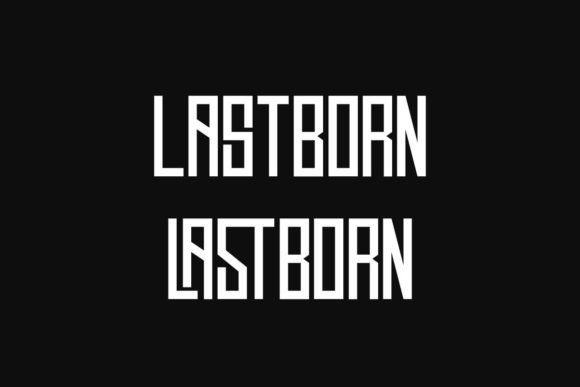 Lastborn Font PNG with transparent background - Preview 1