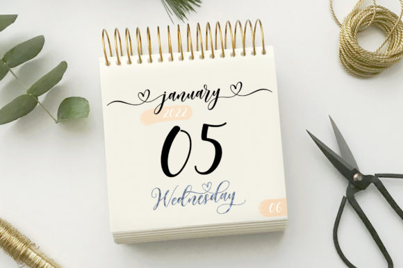 Lula Luna Font PNG with transparent background - Preview 4