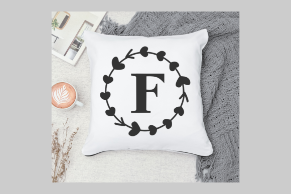Monogram Happy Love Font PNG with transparent background - Preview 2
