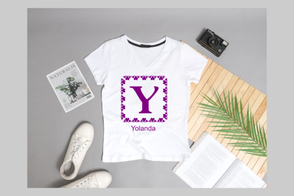 Monogram Love Baby Font PNG with transparent background - Preview 3