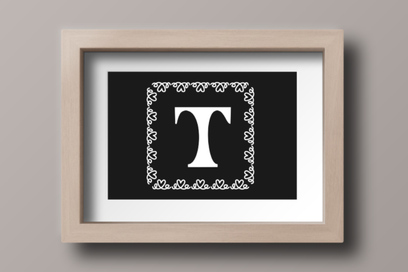 Monogram Love Baby Font PNG with transparent background - Preview 6