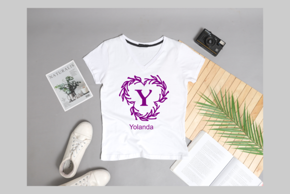 Monogram Spring Font PNG with transparent background - Preview 3