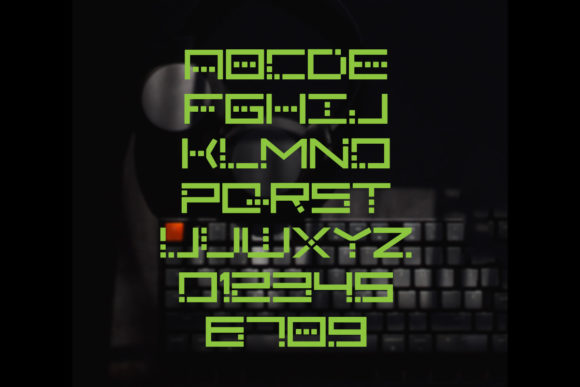 Morse Code Font PNG with transparent background - Preview 1