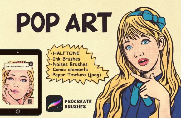 Procreate Pop Art Comic Brushes