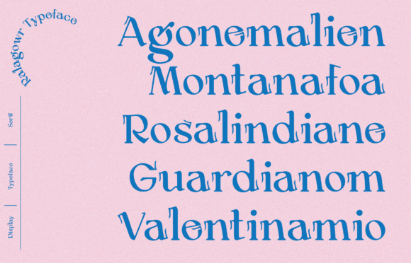 Ralagowr Font PNG with transparent background - Preview 3