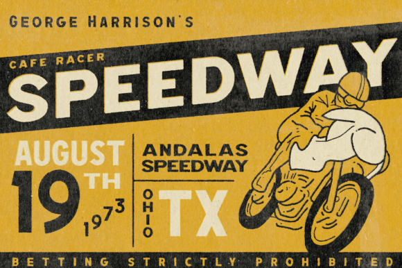 Ride Slow Font PNG with transparent background - Preview 2