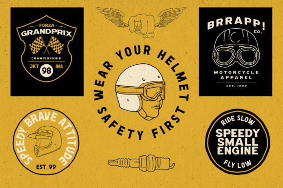 Ride Slow Font PNG with transparent background - Preview 3
