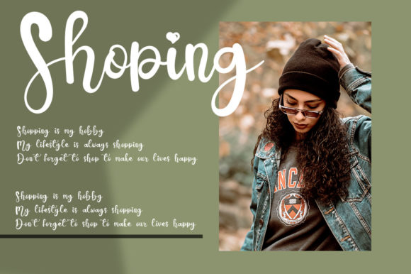 Romantic Farmhouse Font PNG with transparent background - Preview 1