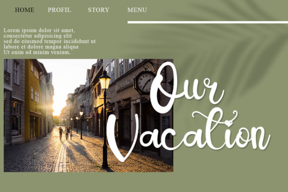 Romantic Farmhouse Font PNG with transparent background - Preview 2
