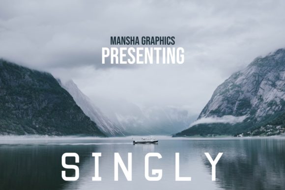 Singly Font PNG with transparent background - Preview 2