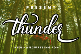 Thunder Polices Manuscrites Police Par Musafir LAB