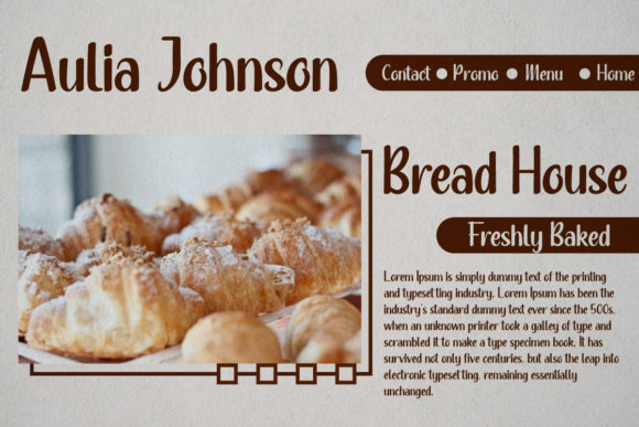 Bakery Roast Font - Preview 5