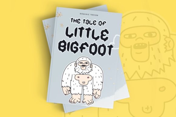 Bigfoot Cute Font PNG with transparent background - Preview 3