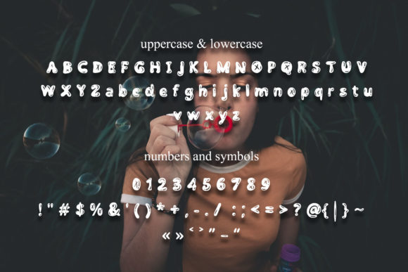 Black Bubbles Font - Preview 1