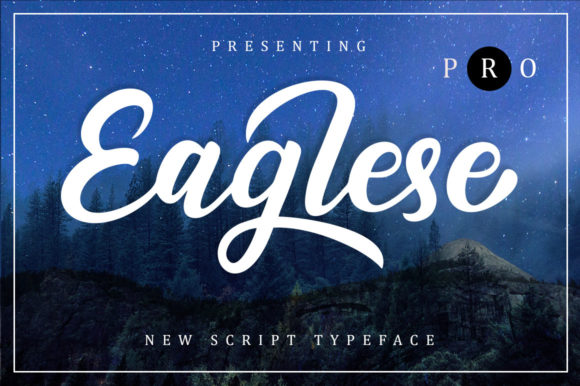 Eaglese Pro Script & Handwritten Font By Musafir LAB