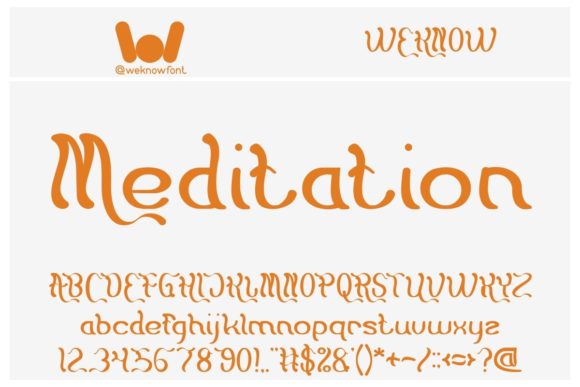 Flattered Font - Preview 3
