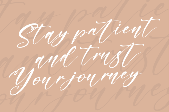 Hamida Lovely Font PNG with transparent background - Preview 1