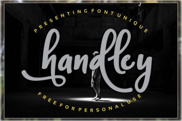 Handley Script & Handwritten Font By Musafir LAB