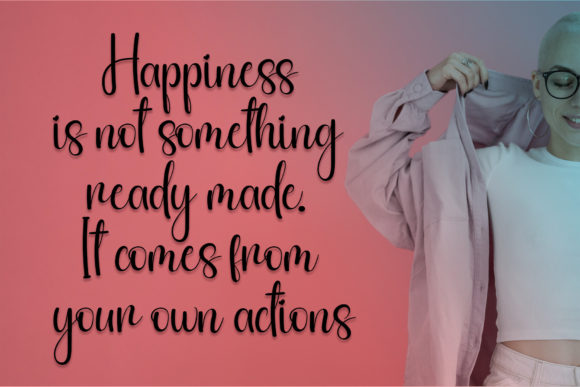 Julia Pinky Font PNG with transparent background - Preview 3