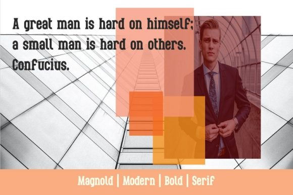 Magnold Font PNG with transparent background - Preview 1