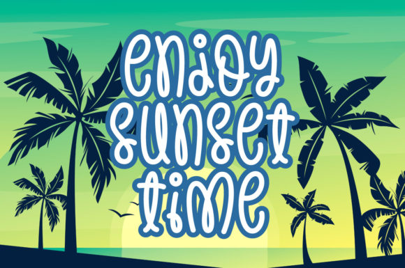 Short Autumn Font PNG with transparent background - Preview 1
